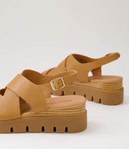 RIKU DJ DK TAN TOFFEE SOLE LEATHER