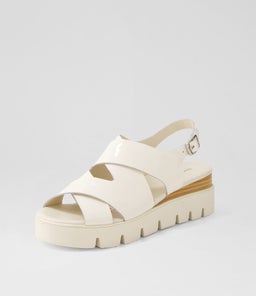RIKU DJ IVORY IVORY SOLE PATENT LEATHER
