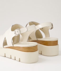 RIKU DJ IVORY IVORY SOLE PATENT LEATHER