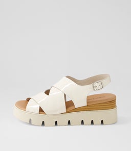 RIKU DJ IVORY MILK SOLE PATENT LEATHER