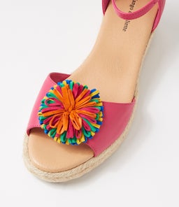 SAVEA DJ FUCHSIA BRIGHT LEATHER SUEDE
