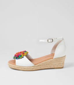 SAVEA DJ WHITE BRIGHT LEATHER SUEDE
