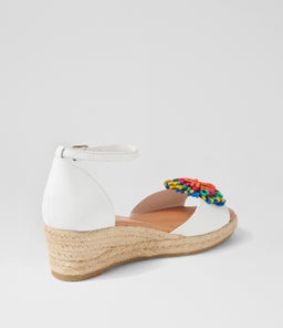 SAVEA DJ WHITE BRIGHT LEATHER SUEDE