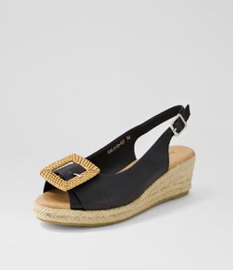 SALOSO DJ BLACK NATURAL LEATHER BUCKLE