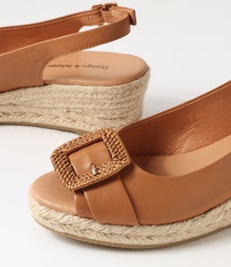 SALOSO DJ DK TAN NATURAL LEATHER BUCKLE