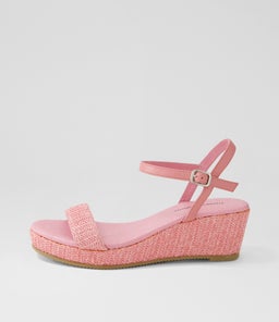 SABLE DJ PINK PRETTY PINK SYN RAFFIA LEATHER