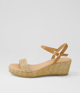 SABLE DJ TAN DK TAN SYN RAFFIA LEATHER