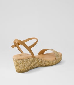 SABLE DJ TAN DK TAN SYN RAFFIA LEATHER