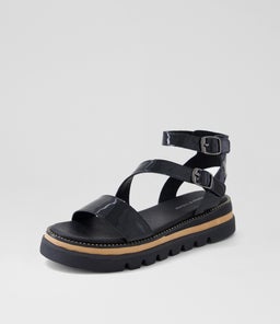 SELIMA DJ BLACK PATENT LEATHER