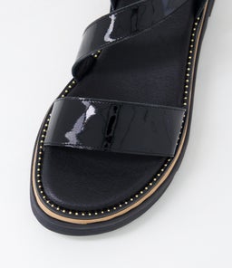 SELIMA DJ BLACK PATENT LEATHER