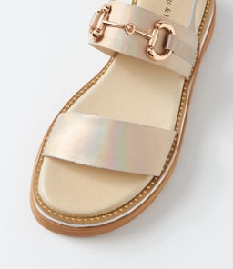 SABRI DJ GOLD PETROL SHRUNKEN LEATHER