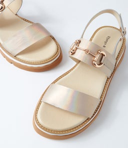 SABRI DJ GOLD PETROL SHRUNKEN LEATHER