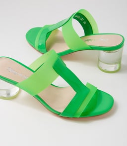 SLADE DJ LIME LIME PATENT VINYLITE