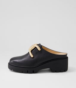 UMATTA DJ BLACK BLACK SOLE LEATHER