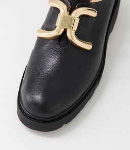 UMATTA DJ BLACK BLACK SOLE LEATHER