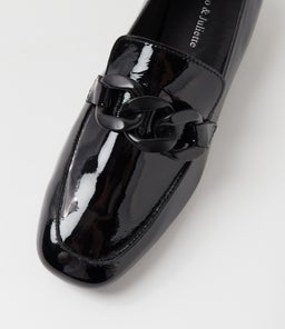 VIVEK DJ BLACK PATENT LEATHER