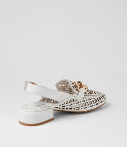 VOOPER DJ WHITE LEATHER