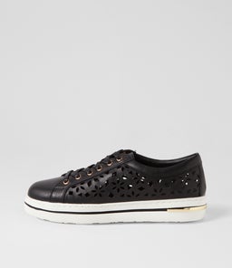 WIM DJ BLACK WHITE SOLE LEATHER