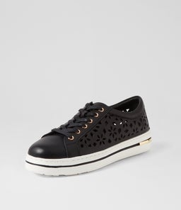 WIM DJ BLACK WHITE SOLE LEATHER