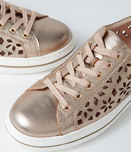 WIM DJ CHAMPAGNE WHITE SOLE LEATHER