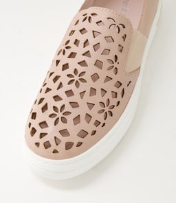 WILLETT DJ ROSE WHITE SOLE LEATHER ELASTIC