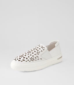 WILLETT DJ WHITE WHITE SOLE LEATHER ELASTIC