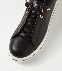 WATTEL DJ BLACK WHITE SOLE LEATHER