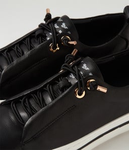 WATTEL DJ BLACK WHITE SOLE LEATHER