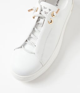 WATTEL DJ WHITE WHITE SOLE LEATHER