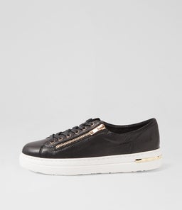 WOVI DJ BLACK WHITE SOLE LEATHER