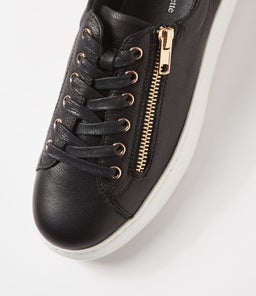 WOVI DJ BLACK WHITE SOLE LEATHER