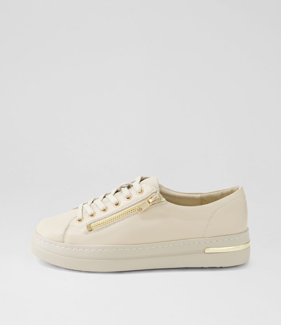 Wovi Vanilla Leather Sneakers