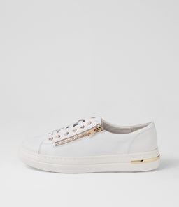 WOVI DJ WHITE WHITE SOLE LEATHER