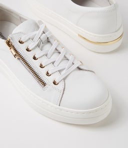 WOVI DJ WHITE WHITE SOLE LEATHER