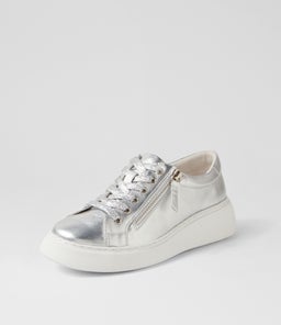 YANJI DJ SILVER WHITE SOLE LEATHER