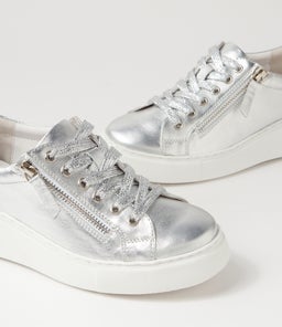 YANJI DJ SILVER WHITE SOLE LEATHER