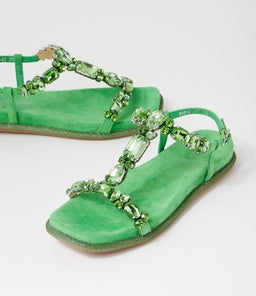 YOPAL DJ LT EMERALD SUEDE JEWELS