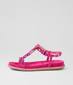YOPAL DJ FUCHSIA SUEDE JEWELS