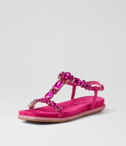 YOPAL DJ FUCHSIA SUEDE JEWELS