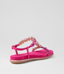 YOPAL DJ FUCHSIA SUEDE JEWELS