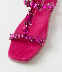 YOPAL DJ FUCHSIA SUEDE JEWELS