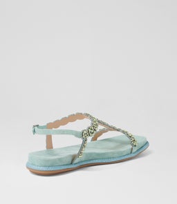 YORI DJ AQUAMARINE SUEDE JEWELS