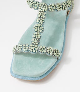 YORI DJ AQUAMARINE SUEDE JEWELS