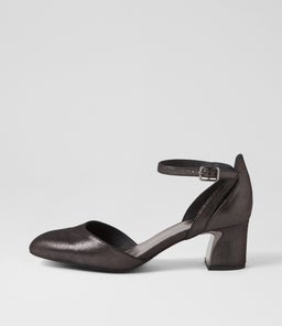 JILLIE DJ BLACK SHIMMER LEATHER