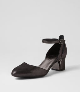 JILLIE DJ BLACK SHIMMER LEATHER