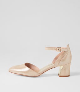 JILLIE DJ NUDE SHIMMER LEATHER