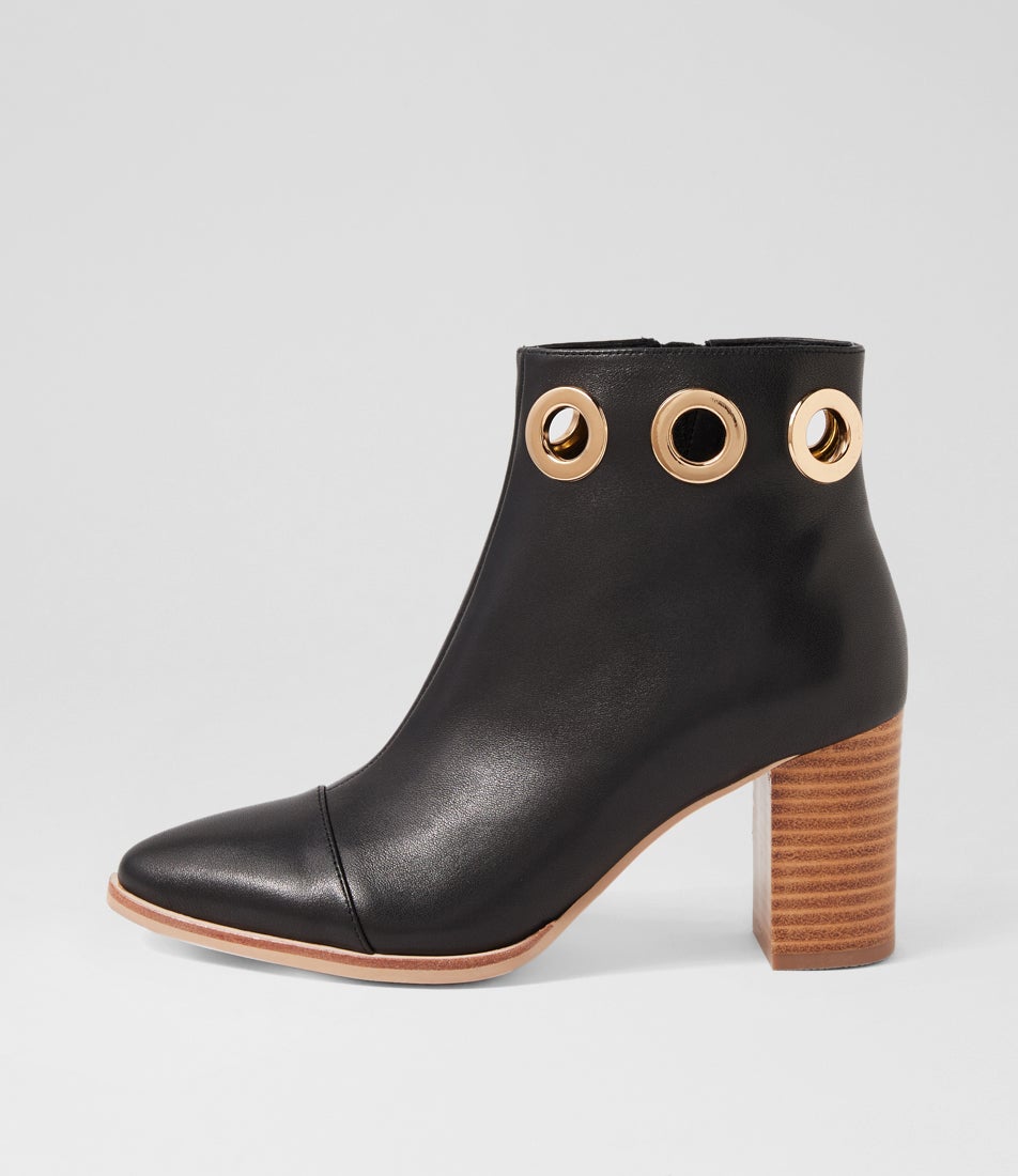Aviva-Dj-Black-Natural Heel-Leather