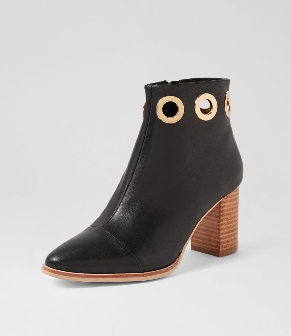 Aviva-Dj-Black-Natural Heel-Leather