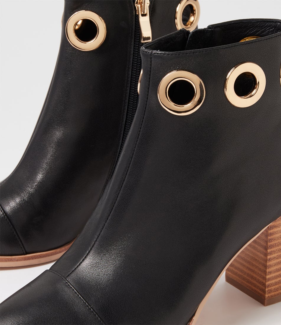 Aviva-Dj-Black-Natural Heel-Leather