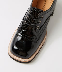 ALVON DJ BLACK PATENT LEATHER